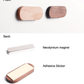 Frendorf | KeyMagnetic Holzschlüsselhalter | Magnetisch | Wandorganizer | Platzsparend | Moderner Look