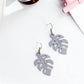 Frendorf | NatureChic Monstera Ohrringe | Dangle Style | Zeitloser Schmuck