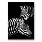 Natur Wildtiere Afrika Wildtiere Schwarz Weiß - Leinwand Wandkunst Malerei