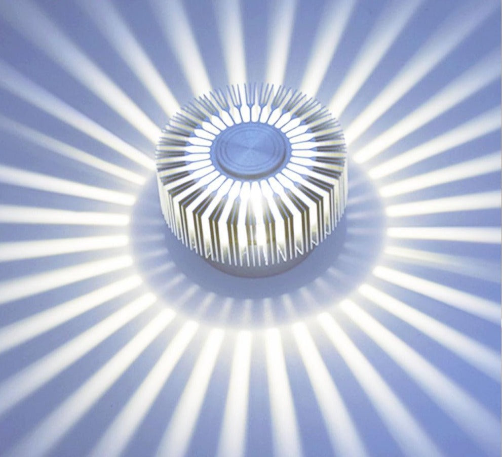 Frendorf | SolarisBlume LED Wandlampe | Sunflower Design | Farbiges Licht | Dekorative Beleuchtung für Zuhause