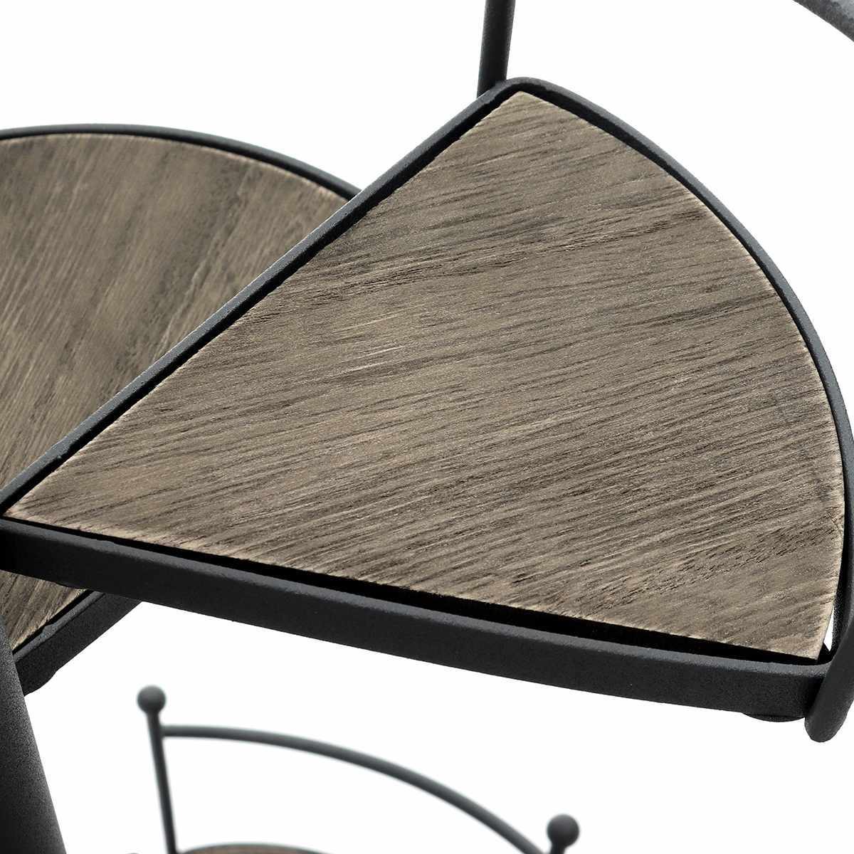 Frendorf | PlantSpire Eisen Pflanzenständer mit Spiraltreppe | Dekorativ und Praktisch