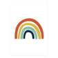 Modern Rainbow Alphabet Nursery  - Canvas Wall Art Painting