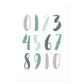 Modern Rainbow Alphabet Nursery  - Canvas Wall Art Painting