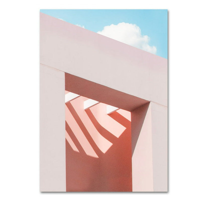 Stadtansichten-Canvas Wandkunst Malerei
