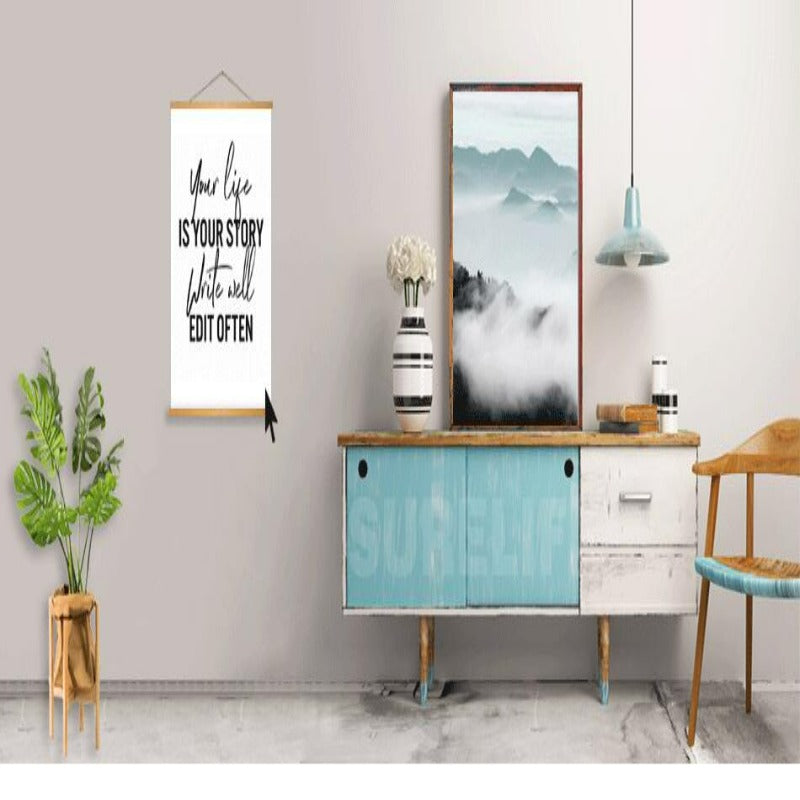 Stadtansichten-Canvas Wandkunst Malerei