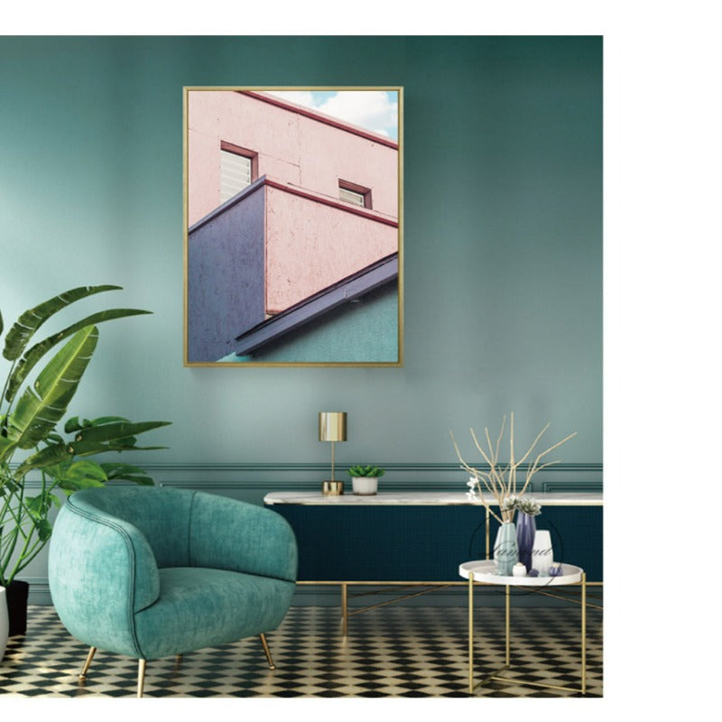 Stadtansichten-Canvas Wandkunst Malerei