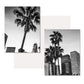 Los Angeles Stadtkarte Modernes Gebäude Landschaft