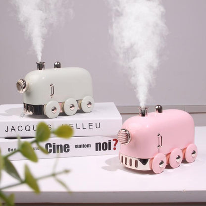 Frendorf | SteamGlow Zug-Aroma Diffuser | Ultraschall | Luftbefeuchter | Stilvolle Deko für Zuhause