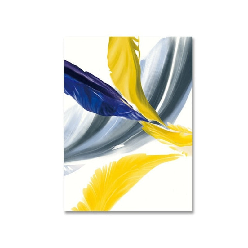 Feathers of Hope Bunt HD - Leinwand Wandkunst Gemälde
