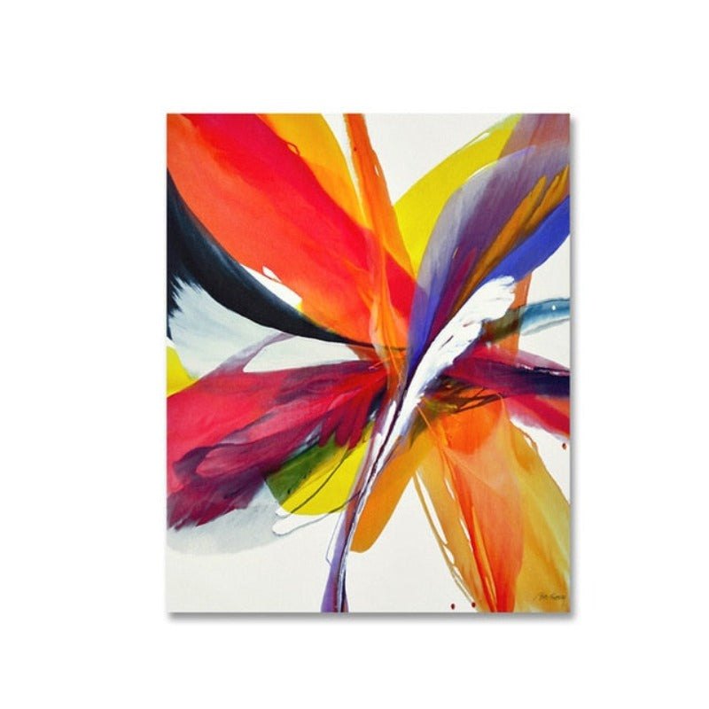 Feathers of Hope Bunt HD - Leinwand Wandkunst Gemälde