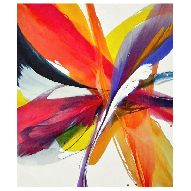 Feathers of Hope Bunt HD - Leinwand Wandkunst Gemälde