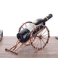 Antique Kanone Weinflaschenhalter