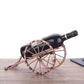Antique Kanone Weinflaschenhalter
