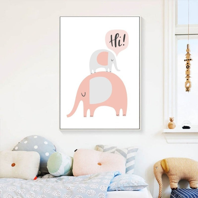 Unser Baby König - Leinwand Wandkunst Gemälde