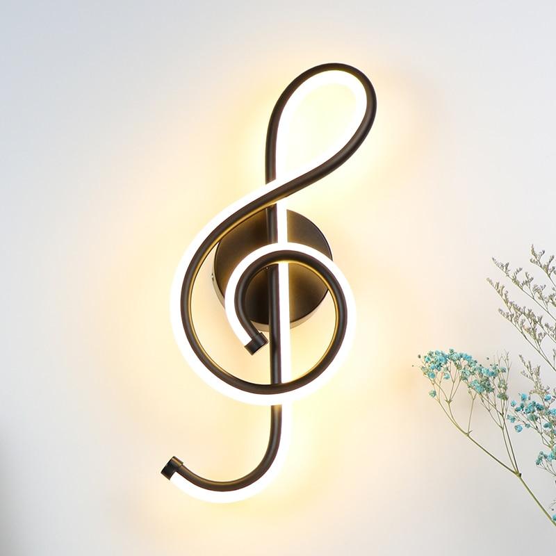 Frendorf | Melodia LED Noten Wandlampe | Dimmbar | Musikalisches Design | Stimmungslicht für Zuhause