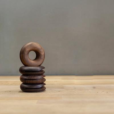 Frendorf | ClipCircle Holz-Doughnut-Klammern | Umweltfreundliche Beutelverschlüsse | Frischegarantie für Ihre Lebensmittel