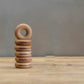 Frendorf | ClipCircle Holz-Doughnut-Klammern | Umweltfreundliche Beutelverschlüsse | Frischegarantie für Ihre Lebensmittel