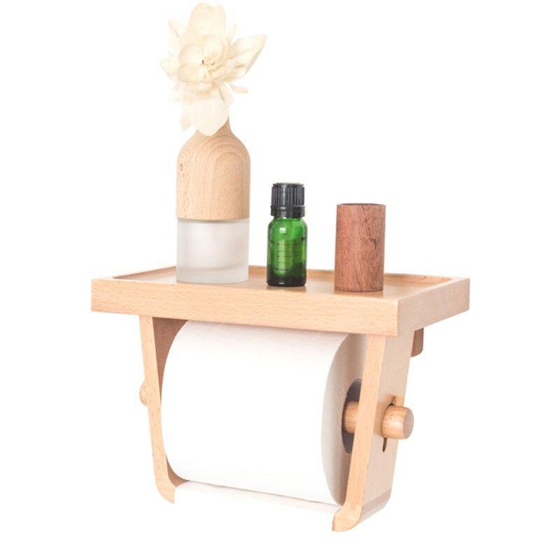 Frendorf | Holz einfacher Toilettenpapierhalter