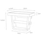 Frendorf | Holz einfacher Toilettenpapierhalter