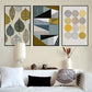 MUSTER UND BLATT CANVAS DRUCK