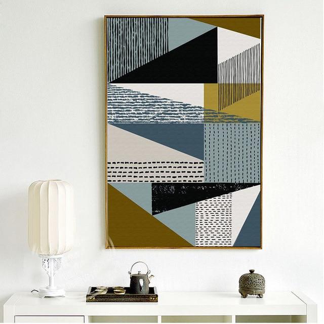 MUSTER UND BLATT CANVAS DRUCK