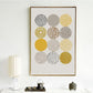 MUSTER UND BLATT CANVAS DRUCK