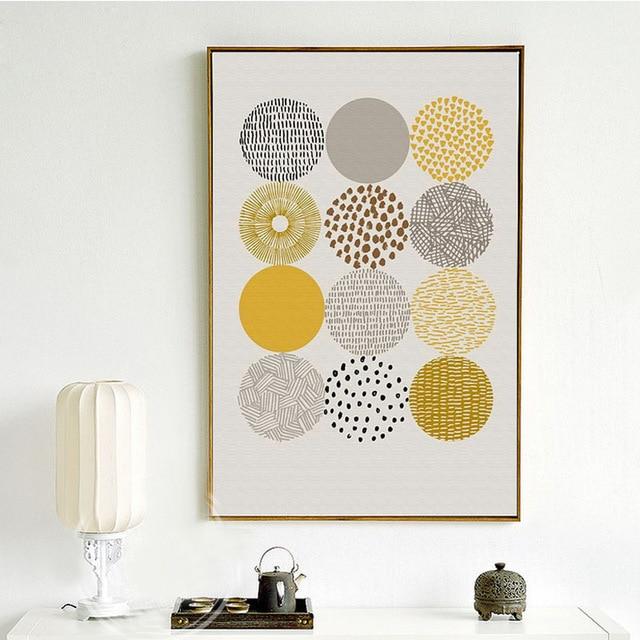 MUSTER UND BLATT CANVAS DRUCK