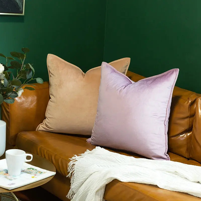 VelvetLuxe – Elegante Samt-Kissenbezug mit raffinierten Details