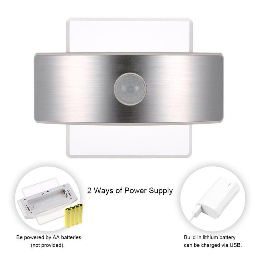 Frendorf | LumaSense Bewegungsmelder Wandlampe | LED Beleuchtung | Wiederaufladbar & Batteriebetrieben | Modernes Design