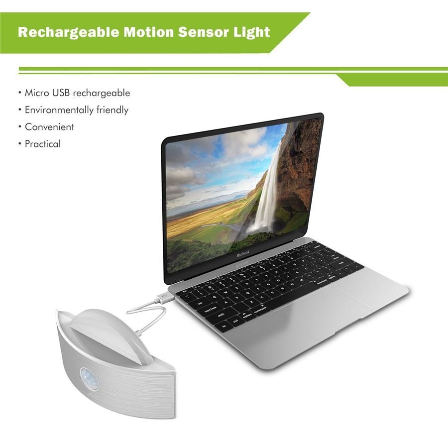 Frendorf | LumaSense Bewegungsmelder Wandlampe | LED Beleuchtung | Wiederaufladbar & Batteriebetrieben | Modernes Design