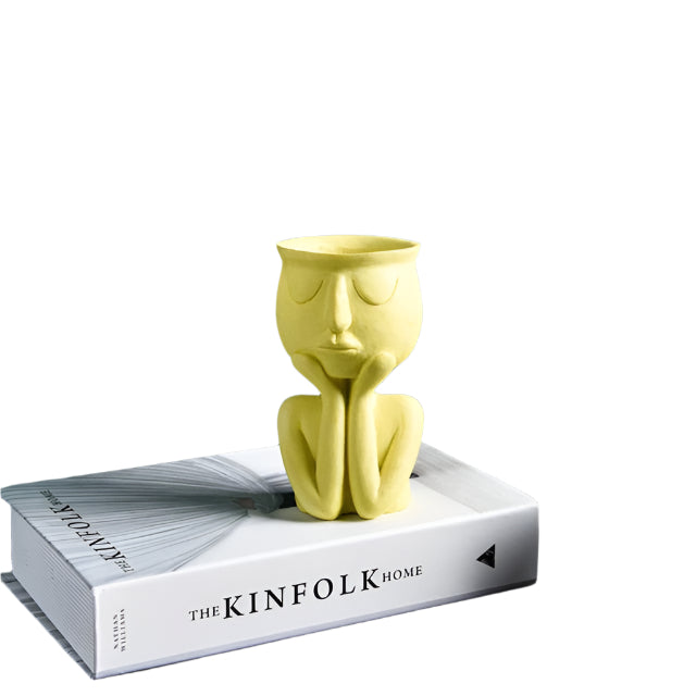 Frendorf | MiniLeaf Keramische Sukkulententopf – Stilvolle kleine Pflanzenbox