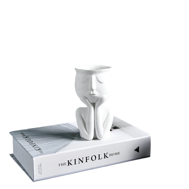 Frendorf | MiniLeaf Keramische Sukkulententopf – Stilvolle kleine Pflanzenbox