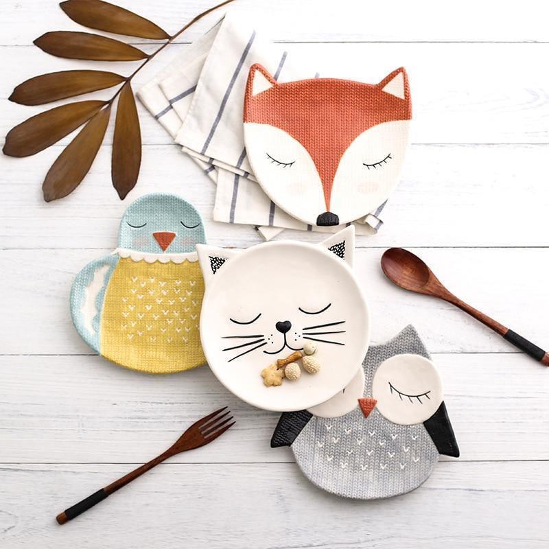 Frendorf | WildPlates Keramik Tier-Teller | Verspieltes Design | Hochwertig & Stilvoll | Perfekt für jeden Anlass