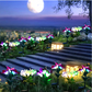 Frendorf | LilaGlowen - LED Lilien Gartenlichter | Solarbetrieben | Wetterfest | Stimmungsvolle Außenbeleuchtung