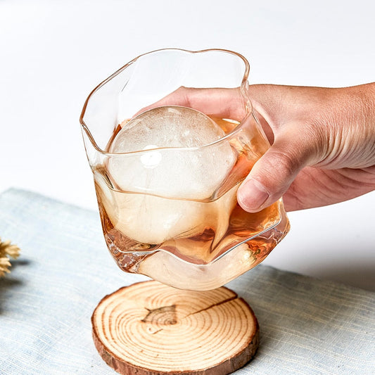 Verzerrte Textur Whisky Glas Set