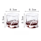 Frendorf | Verlux Struktur Whiskyglas Set | 2er-Set | Edles Design | Für Whiskey, Cocktails & besondere Momente