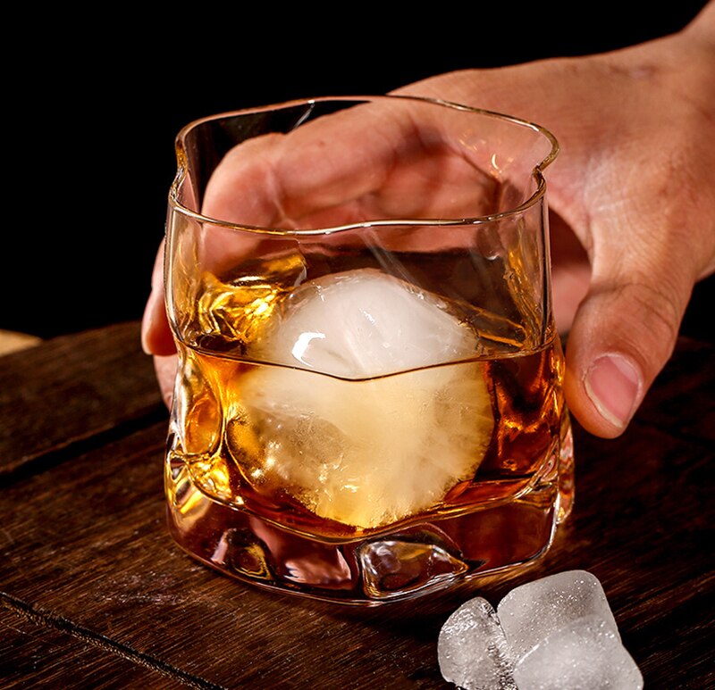 Verzerrte Textur Whisky Glas Set