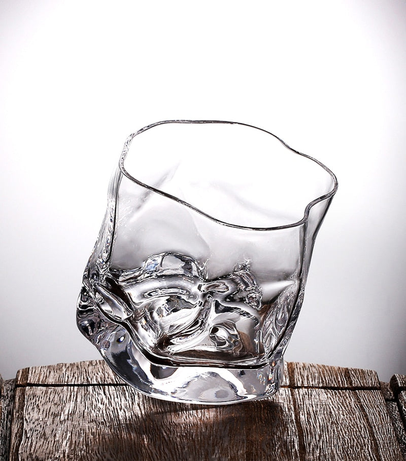 Verzerrte Textur Whisky Glas Set