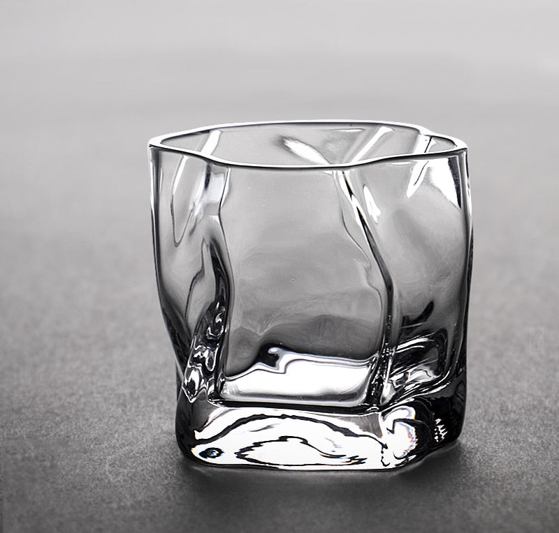 Verzerrte Textur Whisky Glas Set