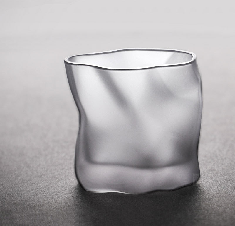 Verzerrte Textur Whisky Glas Set