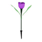 Frendorf | Tulumi Solar Gartenleuchte | Tulpen-Design | Farbige LED-Lichter | Wetterfeste Dekoration für Außenbereiche