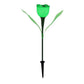 Frendorf | Tulumi Solar Gartenleuchte | Tulpen-Design | Farbige LED-Lichter | Wetterfeste Dekoration für Außenbereiche