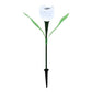 Frendorf | Tulumi Solar Gartenleuchte | Tulpen-Design | Farbige LED-Lichter | Wetterfeste Dekoration für Außenbereiche