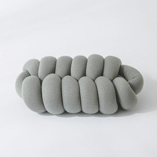 Frendorf | Knotara Cocoon Twist Kissen | Weiches Knoten-Design | Deko- & Komfortkissen für Wohn- & Schlafzimmer