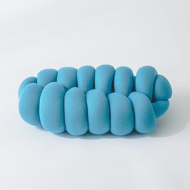 Frendorf | Knotara Cocoon Twist Kissen | Weiches Knoten-Design | Deko- & Komfortkissen für Wohn- & Schlafzimmer