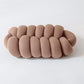 Frendorf | Knotara Cocoon Twist Kissen | Weiches Knoten-Design | Deko- & Komfortkissen für Wohn- & Schlafzimmer