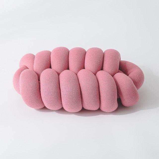 Frendorf | Knotara Cocoon Twist Kissen | Weiches Knoten-Design | Deko- & Komfortkissen für Wohn- & Schlafzimmer