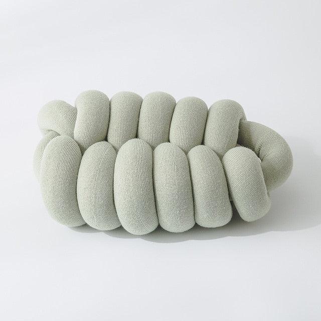 Frendorf | Knotara Cocoon Twist Kissen | Weiches Knoten-Design | Deko- & Komfortkissen für Wohn- & Schlafzimmer