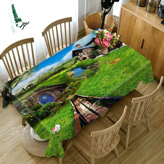 3D Landschaftstischdecke Trent (8 Stile)