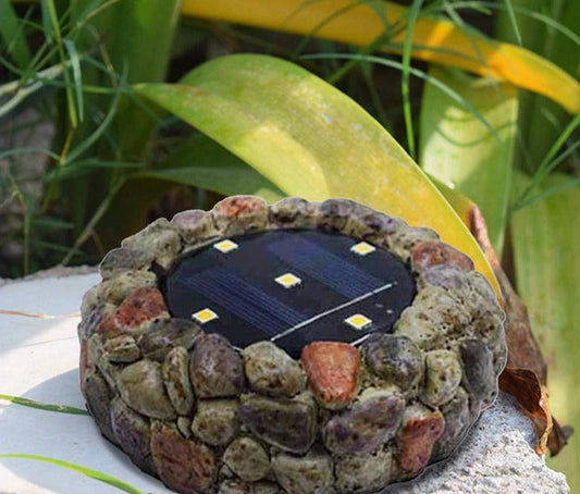 Frendorf | SolarPebble - Solar LED Licht im Kieseldesign | Außenbeleuchtung | Umweltfreundlich & Stilvoll